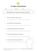10 Fragen zu Deutschland