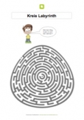 Arbeitsblatt: Kreis Labyrinth