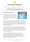 Wie entsteht ein Regenbogen? Wie entsteht ein Regenbogen?
