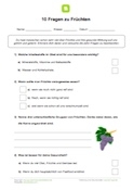 10 Fragen zu Früchten 10 Fragen zu Früchten