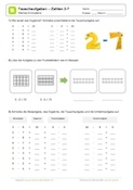 Arbeitsblatt: 1x1 Tauschaufgaben: Zahlenraum 2-7