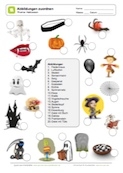 20 Abbildungen zu Halloween verbinden