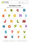 Arbeitsblatt: ABC - Zu jedem Buchstaben ein Wort schreiben