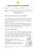 Anrede und Grußformel in einem Brief Anrede und Grußformel in einem Brief