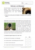 Arbeitsblatt Abwasser