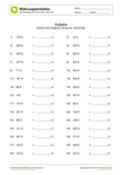 Arbeitsblatt: Arbeitsblatt: Euro (€) in Cent (ct) umrechnen