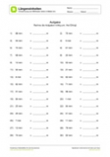 Arbeitsblatt: Millimeter (mm) in Meter (m) umrechnen