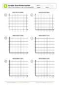 Arbeitsblatt: Arbeitsblatt Vorlage: Koordinatensystem