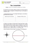Arbeitsblatt: Das Jurazeitalter