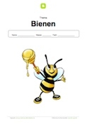 Arbeitsblatt: Deckblatt Bienen