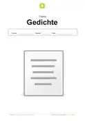 Gedichte Kostenlose Arbeitsblatter