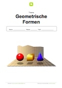 Arbeitsblatt: Deckblatt Geometrische Formen