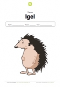 Arbeitsblatt: Deckblatt Igel