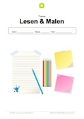 Deckblatt Lesen & Malen