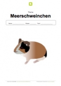 Arbeitsblatt: Deckblatt Meerschweinchen