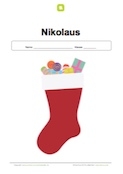 Arbeitsblatt: Deckblatt Nikolaus