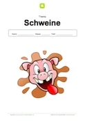 Arbeitsblatt: Deckblatt Schweine