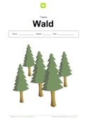 Arbeitsblatt: Deckblatt Wald