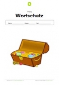 Arbeitsblatt: Deckblatt Wortschatz