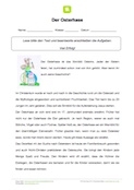 Der Osterhase - Text mit 5 Aufgaben Der Osterhase - Text mit 5 Aufgaben