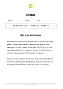 Arbeitsblatt: Diktat - s oder ß