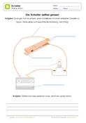 Arbeitsblatt: Einfachen Schalter beschriften und erklären