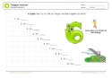 Arbeitsblatt: Einmaleins mit 6: Treppen rechnen