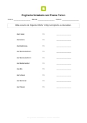 Englisch Vokabeln zum Thema Ferien Englisch Vokabeln zum Thema Ferien