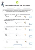 Fahrradprüfung: Erlaubt oder nicht erlaubt