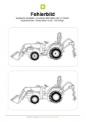 Arbeitsblatt: Fehlerbild - Der Traktor
