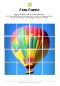 Arbeitsblatt: Fotopuzzle - Ballon