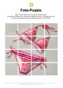 Arbeitsblatt: Fotopuzzle - Bikini