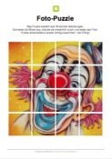 Arbeitsblatt: Fotopuzzle - Clown