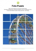 Arbeitsblatt: Fotopuzzle - Riesenrad