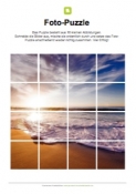 Arbeitsblatt: Fotopuzzle - Strand