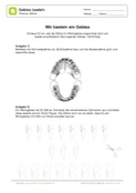 Arbeitsblatt: Gebiss basteln