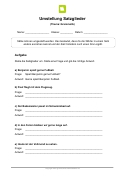 Grammatik Umstellung Satzglieder Grammatik Umstellung Satzglieder