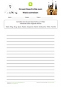 Gruselgeschichte zum Wald schreiben Gruselgeschichte zum Wald schreiben
