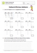 Halbschriftliche Addition - 3 Zahlen (Variante B) - 02