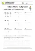 Halbschriftliche Multiplikation - 01 (Dreistellig mal einstellig)