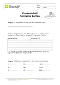 Klassenarbeit: Römische Zahlen