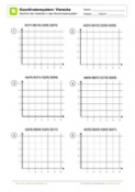 Arbeitsblatt: Koordinatensystem: Vierecke einzeichnen