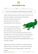 Kurzgeschichte: Das Krokodil im Zoo