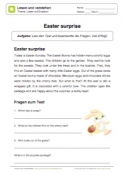 Lesen und verstehen auf Englisch - Easter surprise