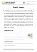 Lesen und verstehen auf Englisch - English classes Lesen und verstehen auf Englisch - English classes