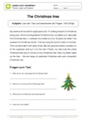 Lesen und verstehen auf Englisch - The Christmas tree