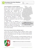 Arbeitsblatt: Lesetext Bundesland Nordrhein-Westfalen