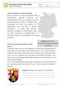 Arbeitsblatt: Lesetext Bundesland Rheinland-Pfalz