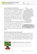 Arbeitsblatt: Lesetext Bundesland Sachsen-Anhalt