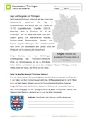 Arbeitsblatt: Lesetext Bundesland Thüringen